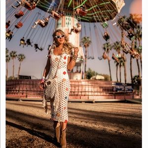 Lovers + friends swim knit cover up